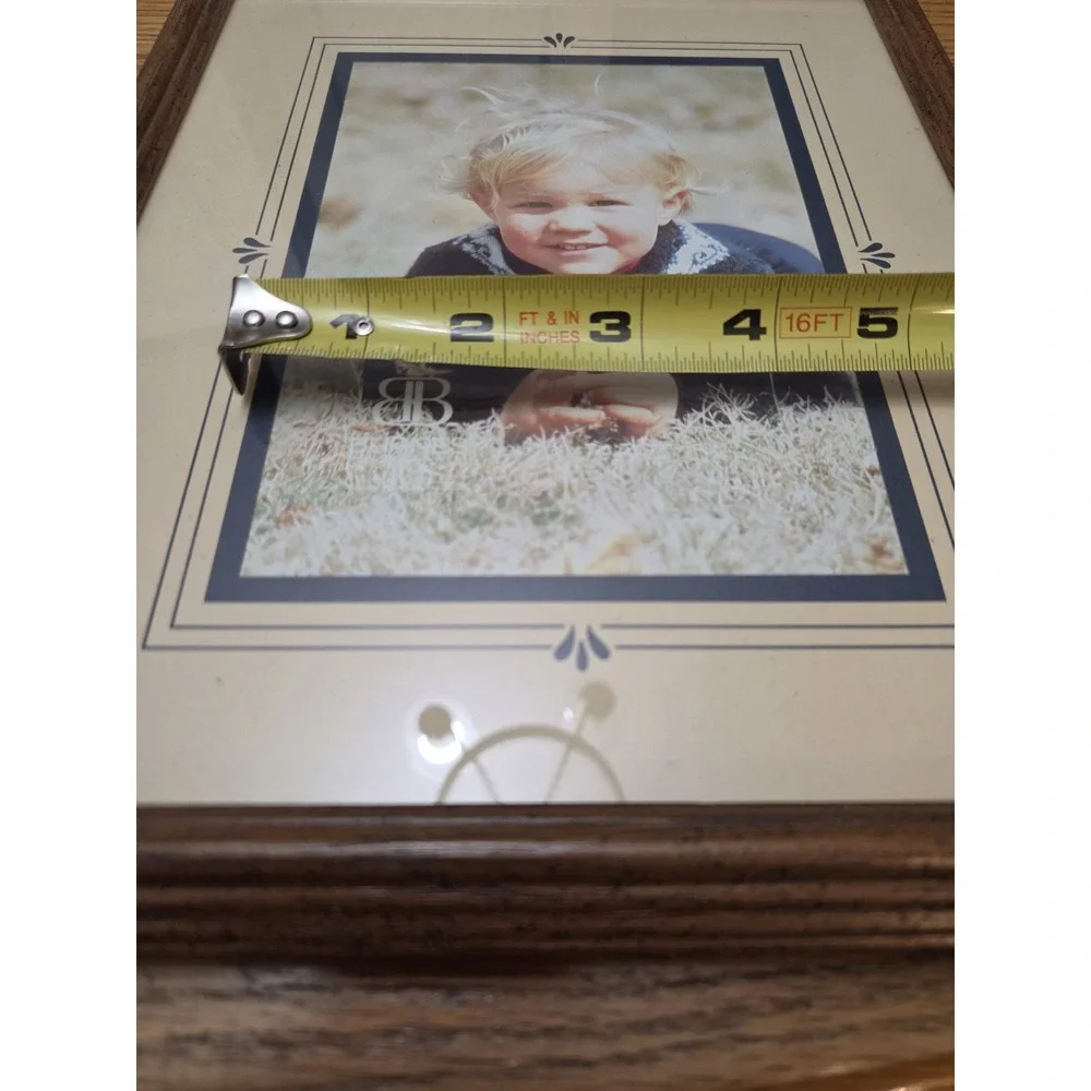 Burnes Wood Picture Frames 9x11 Frame / 5x7 Mat Vintage 1990's NOS NEW Lot of 3